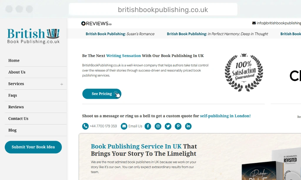 british book publishing site
