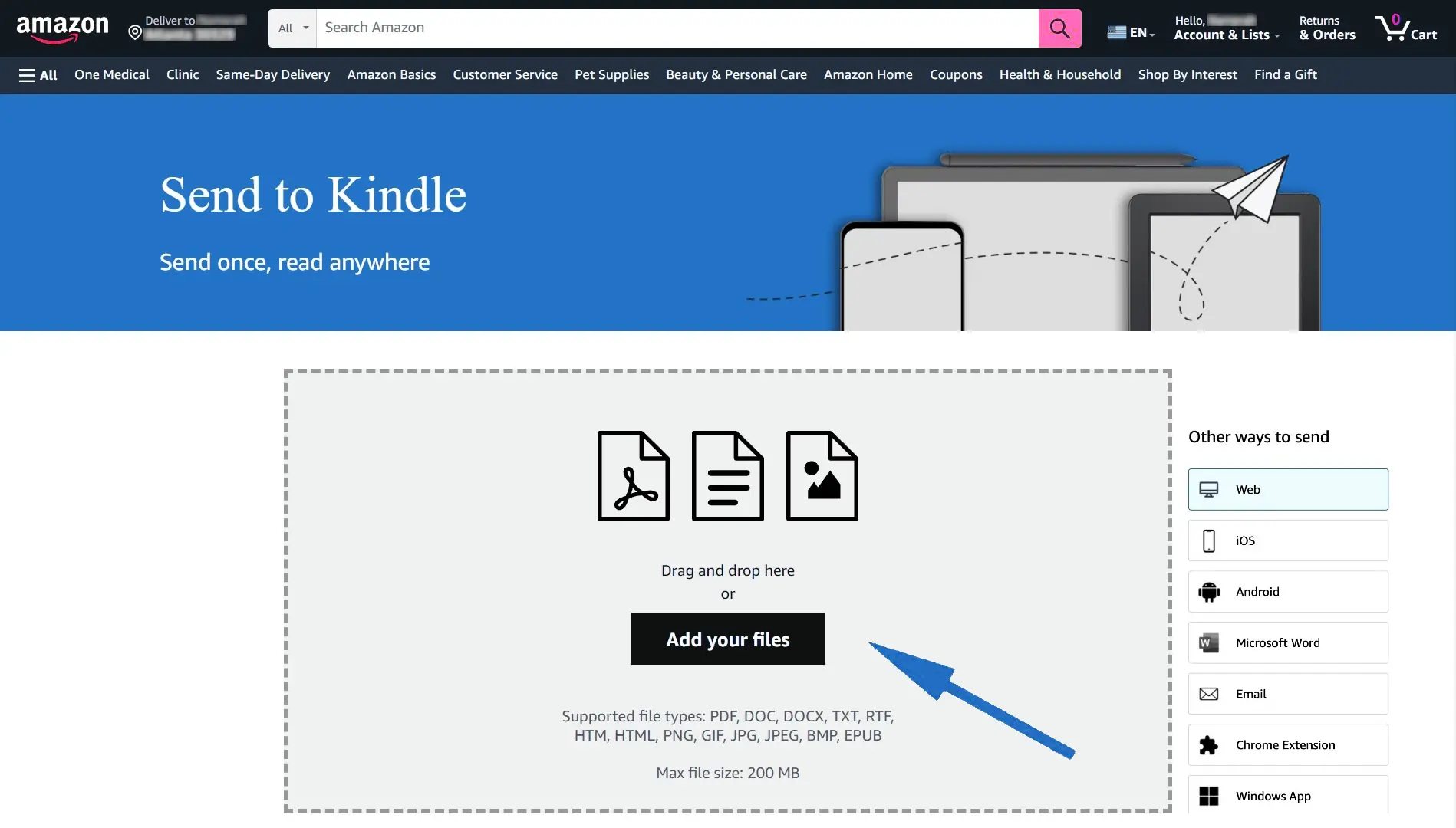 epub files on kindle