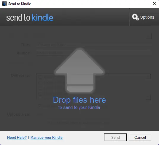 send to kindle